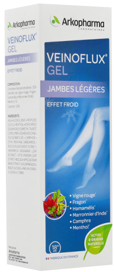 Arkopharma veinoflux gel effet froid 150 ml